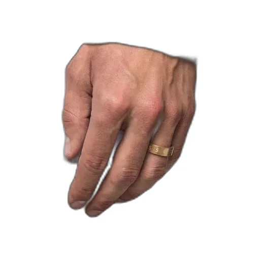 Number Engraved Ring