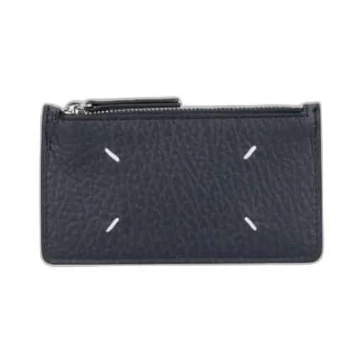Four-Stitch Top Zipped Cardholder