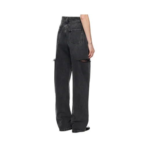 High-Waist Tapered Leg Jeans