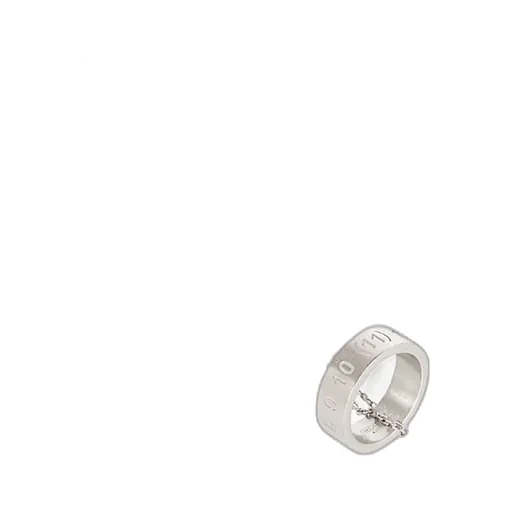 Numerical Ring-Detail Necklace