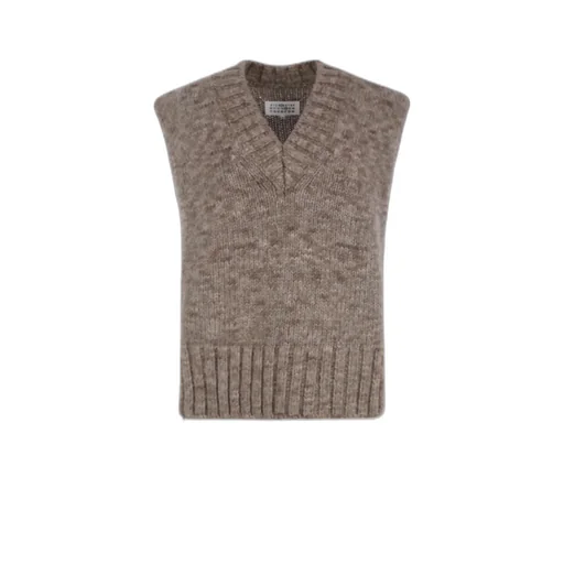 V-Neck Knitted Tank Top