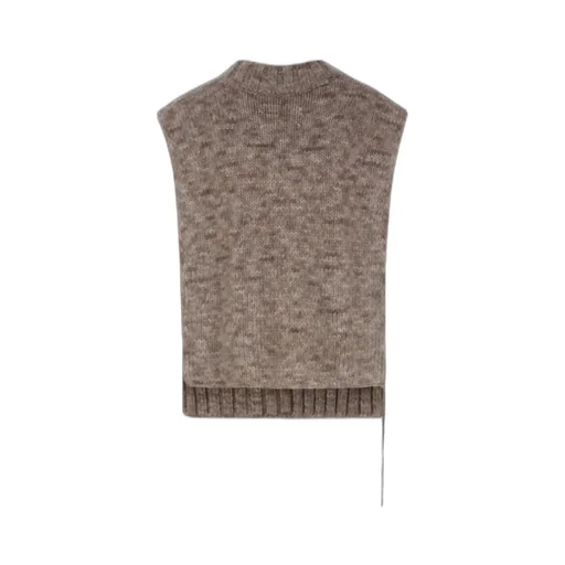 V-Neck Knitted Tank Top