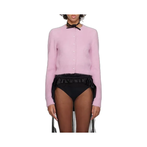 Cropped Knitted Cardigan