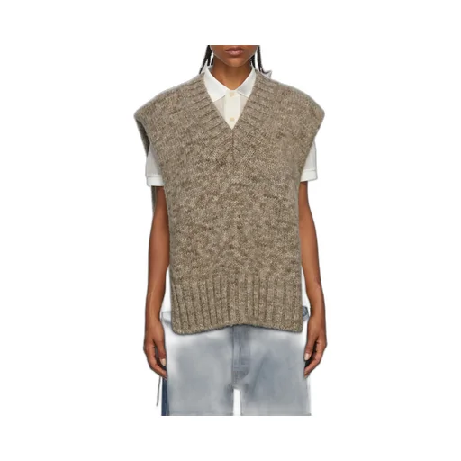 V-Neck Knitted Tank Top