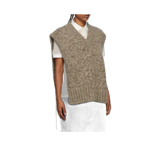 V-Neck Knitted Tank Top
