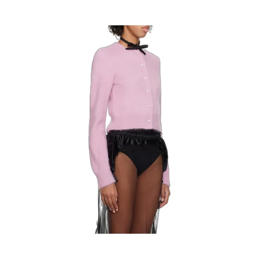 Cropped Knitted Cardigan