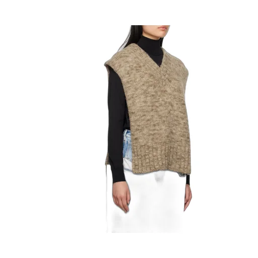 V-Neck Knitted Tank Top