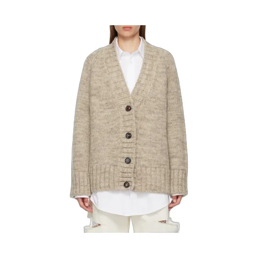 V-Neck Buttoned Cardigan
