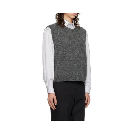 Shetland Crewneck Knitted Vest