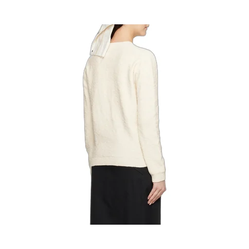 Long Cuffed Sleeved Crewneck Sweater