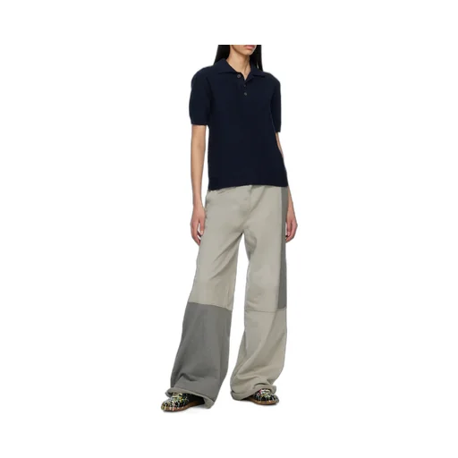Nostalgic Boucle Knit Polo Shirt