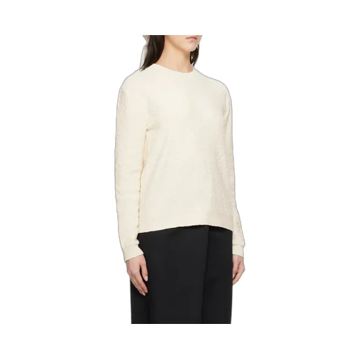 Long Cuffed Sleeved Crewneck Sweater
