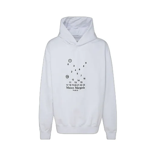 Logo Printed Long-Sleeved Hoodie