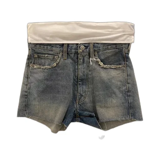 Raw Cut Denim Shorts