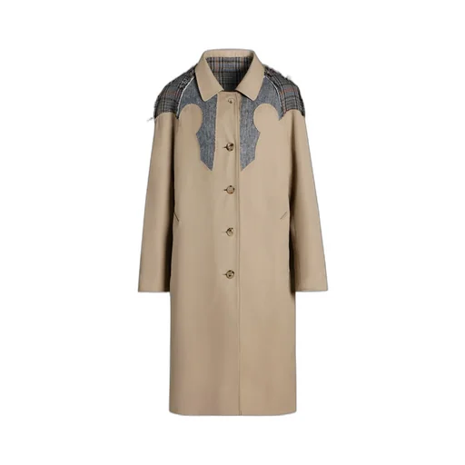 Single Breasted Reversible Trench Coat