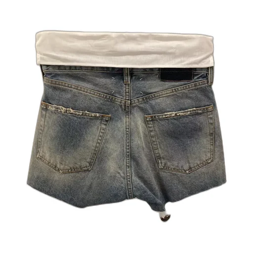 Raw Cut Denim Shorts