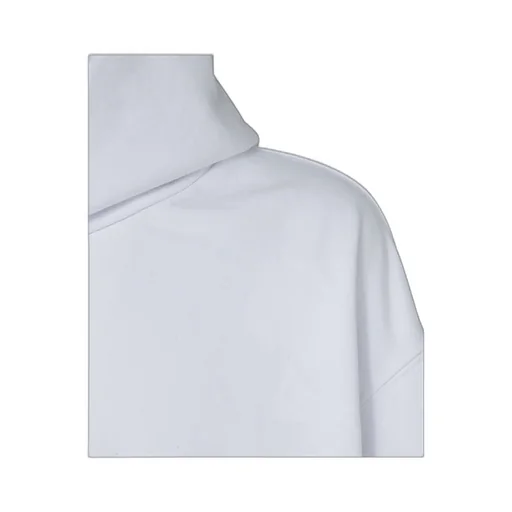 Logo Printed Long-Sleeved Hoodie