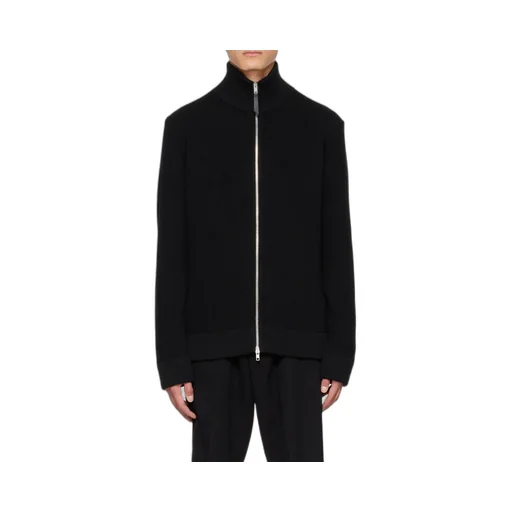 Ribbed Zip-Up Cardigan