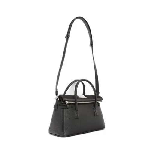 Logo Plaque Top Handle Tote Bag