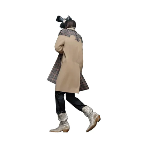Single Breasted Reversible Trench Coat