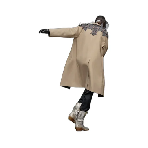 Single Breasted Reversible Trench Coat