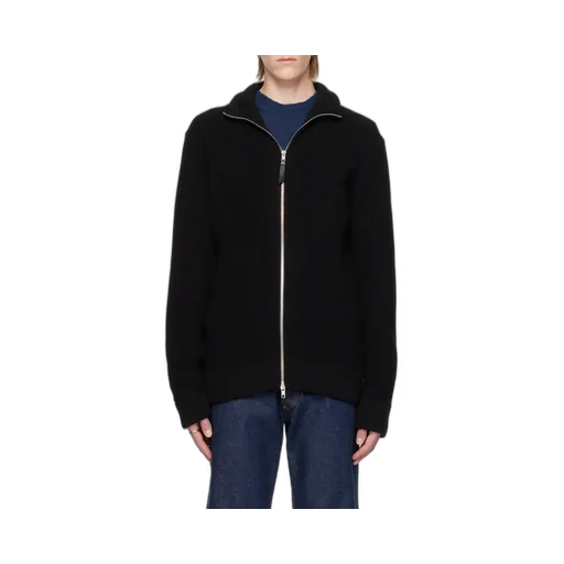 Ribbed Zip-Up Cardigan