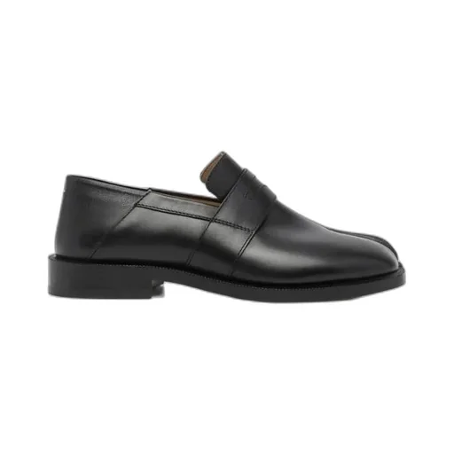 Split-Toe Slip On Loafers