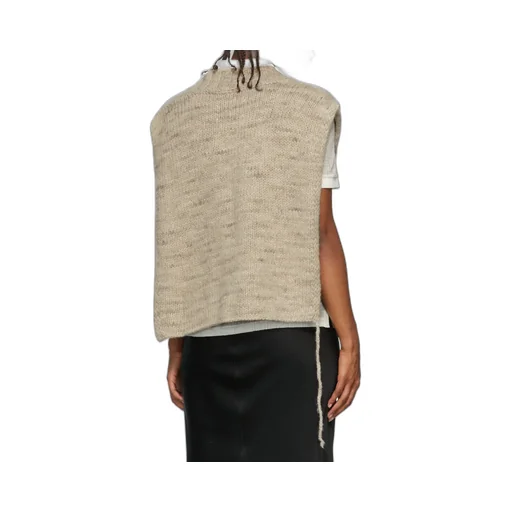 V-Neck Ribbed Knitted Vest