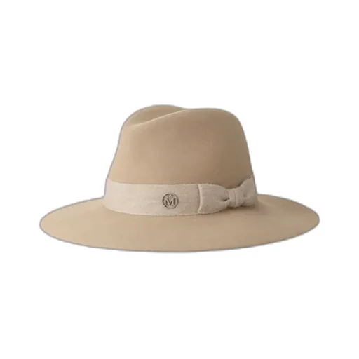 Felt Hat With Bow Detail