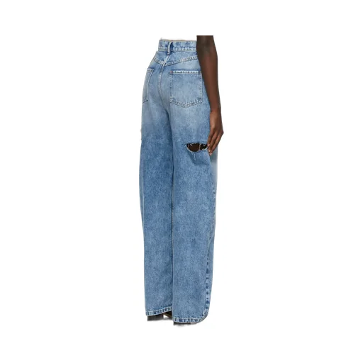 Cut-Out Detailed Jeans