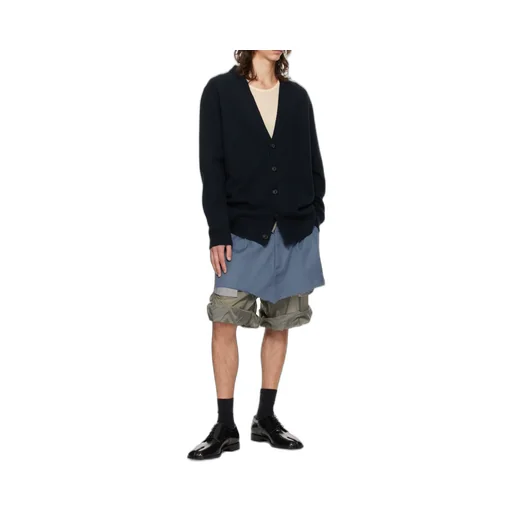 V-Neck Button-Up Cardigan