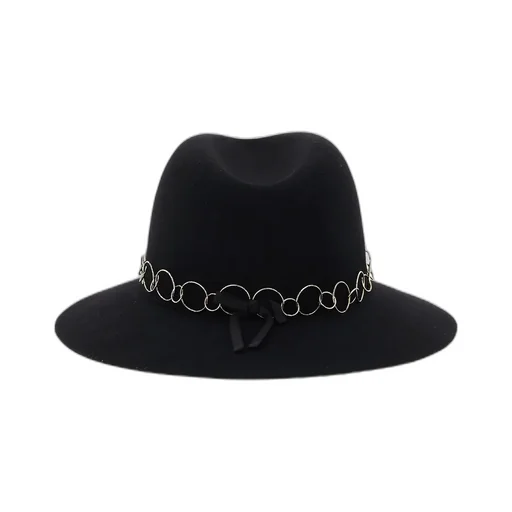 Hoop-Detail Fedora Hat
