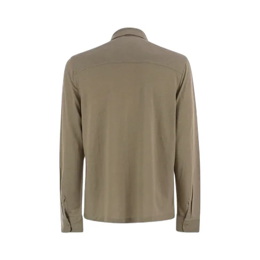 Long-Sleeved Linen Shirt