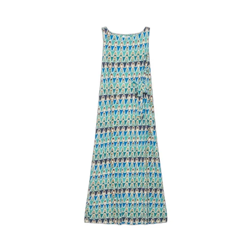 Geometric-Print Dress