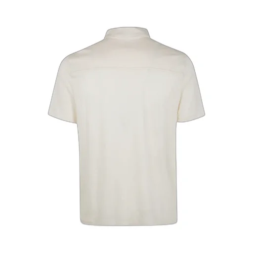 Linen-Blend Polo Shirt