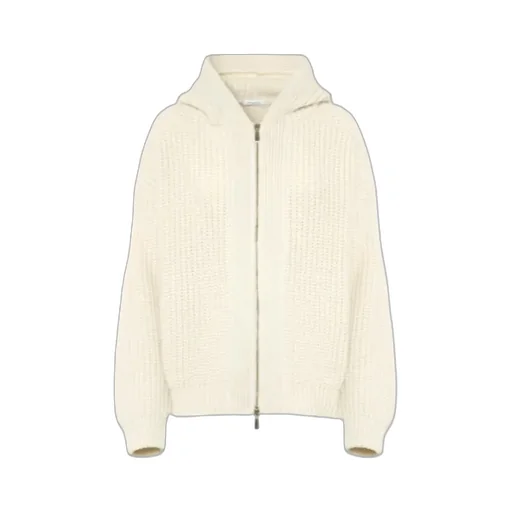 Hooded Zip-Up Cardigan
