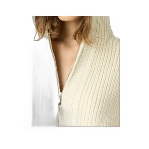 Hooded Zip-Up Cardigan