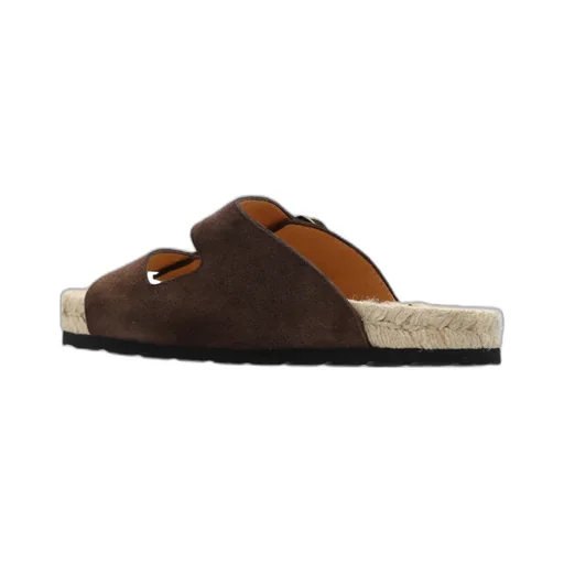 Double-Buckle Flat Espadrilles