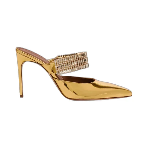Jolie 90Mm Leather Mules