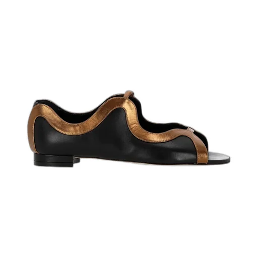 Round Toe Flat Sandals