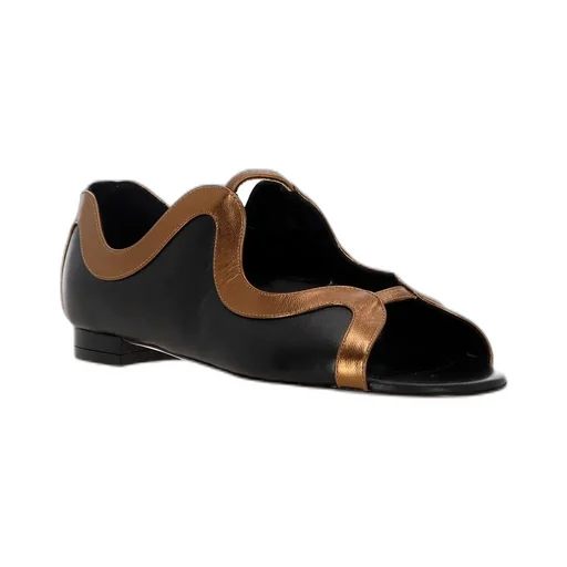 Round Toe Flat Sandals