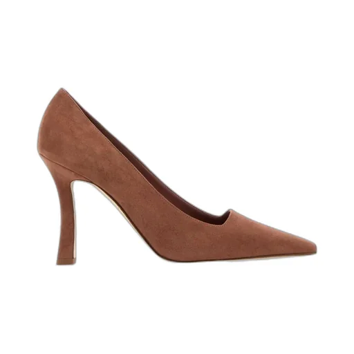 Suede High Heels