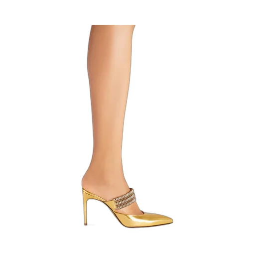 Jolie 90Mm Leather Mules