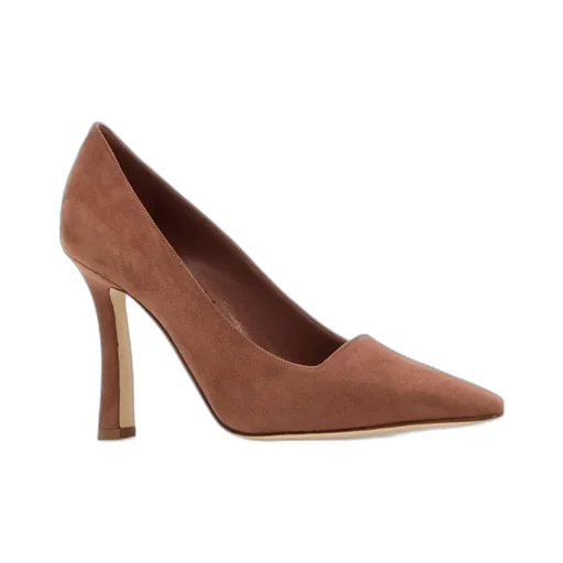 Suede High Heels