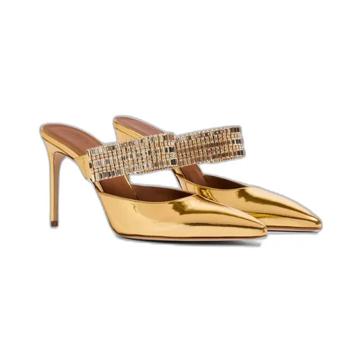 Jolie 90Mm Leather Mules