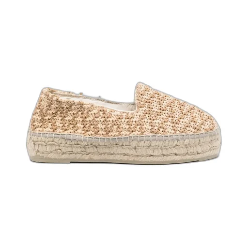 Zigzag-Woven Raffia Espadrilles