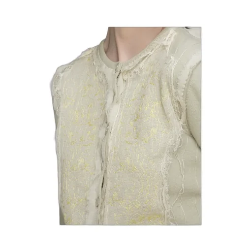 Vintage Effect Knitted Cardigan