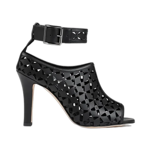 Tingah Laser-Cut Open Toe Sandals