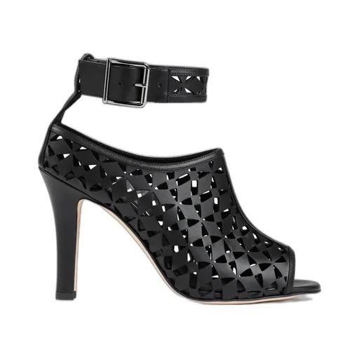 Tingah Laser-Cut Open Toe Sandals