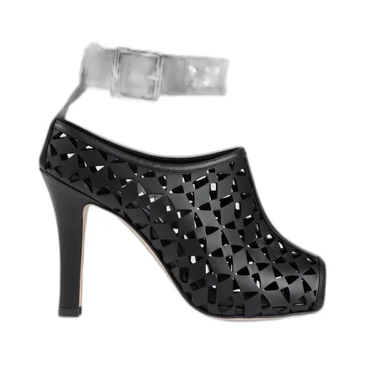 Tingah Laser-Cut Open Toe Sandals